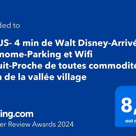 Lotus- 4 Min De Walt Disney-Arrivee Autonome-Parking Et Wifi Gratuit-Proche De Toutes Commodites 5Min De La Vallee Village Chessy  Exterior foto